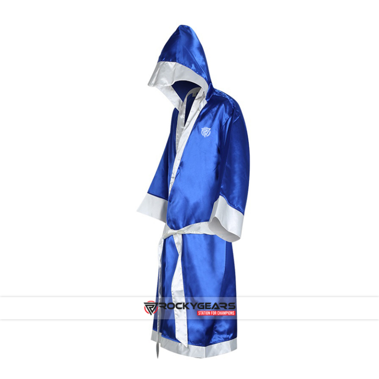 Satin Boxing Robe With Hood | Boxing & Martial Arts Equipment