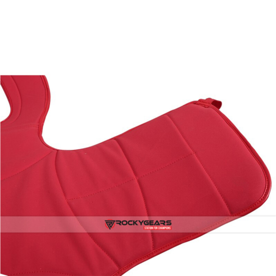 Red chest guard