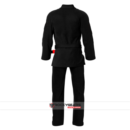 Black BJJ Gi Back