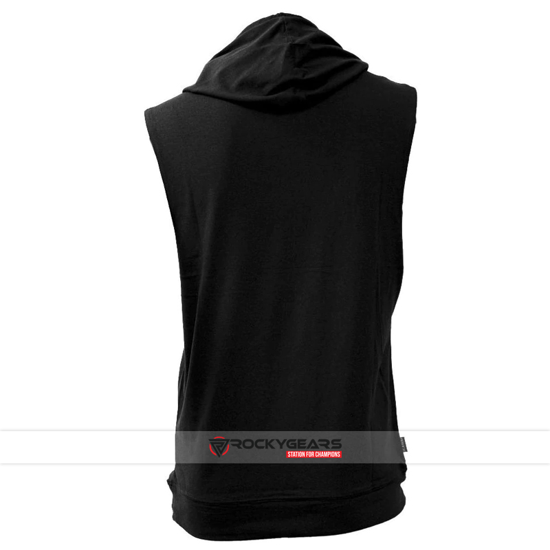 Black Sleeveless Hoody Tank Top | #1 Custom Hoodies & Sweatshirts