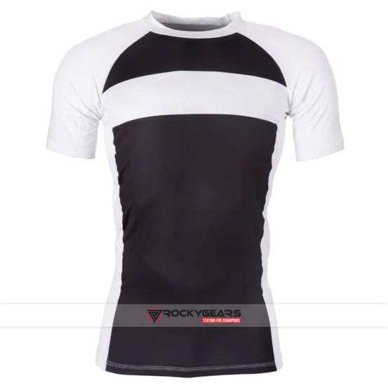 polyester spandex rash guard