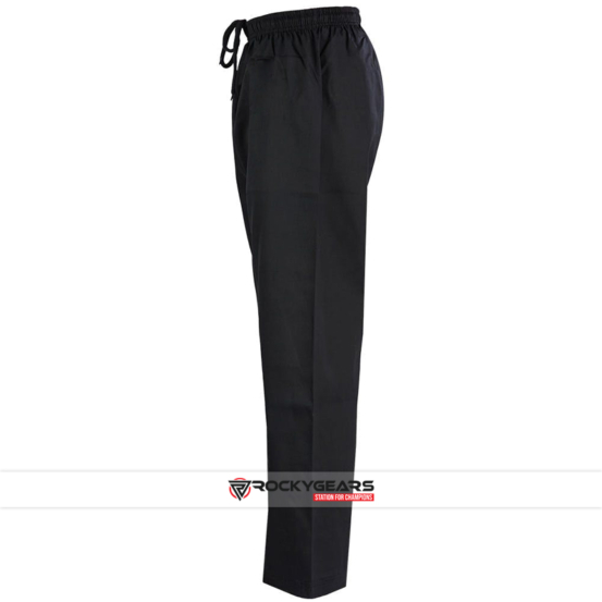 black karate trousers