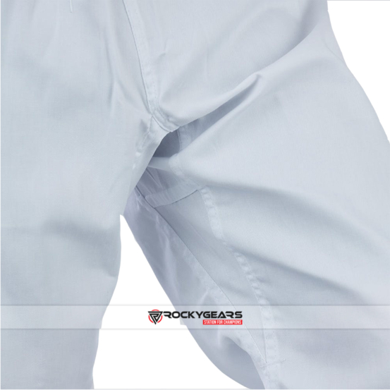 white karate trousers