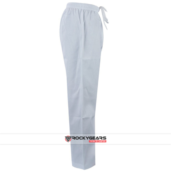 white karate trousers