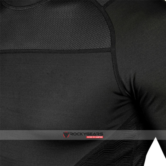 Black Rash Guard front