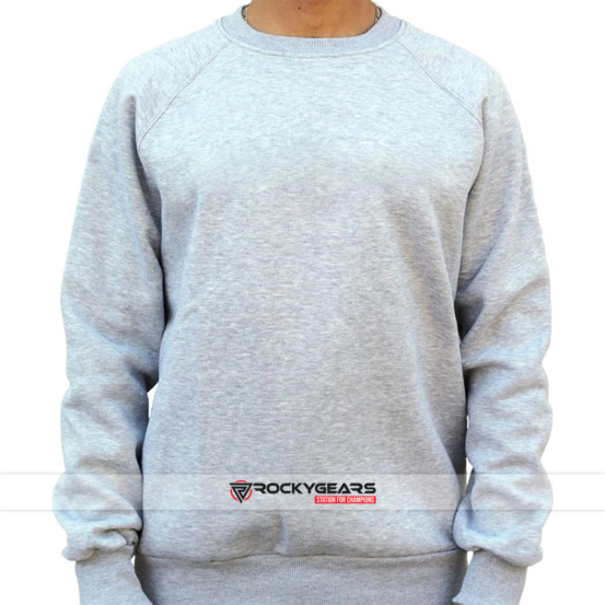 Full Sleeves Grey Sweatshirt