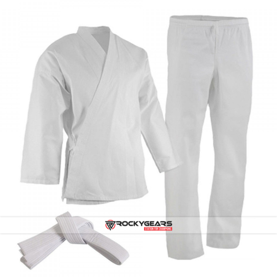 karate suit with belt