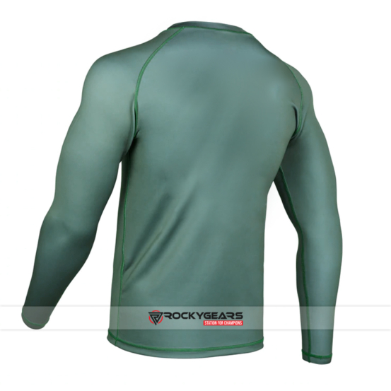 Green Rash Guard Side view