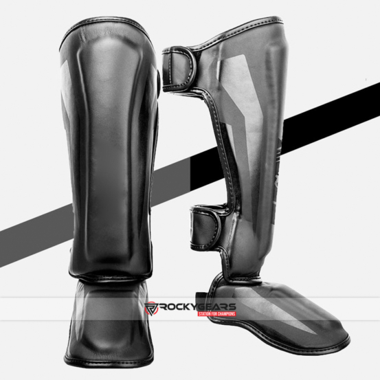 pu leather shin guards