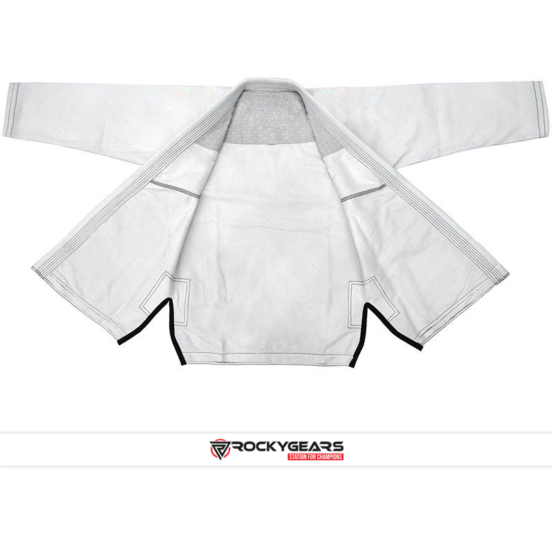 White Bjj Gi Open