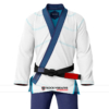 White Blue BJJ GI