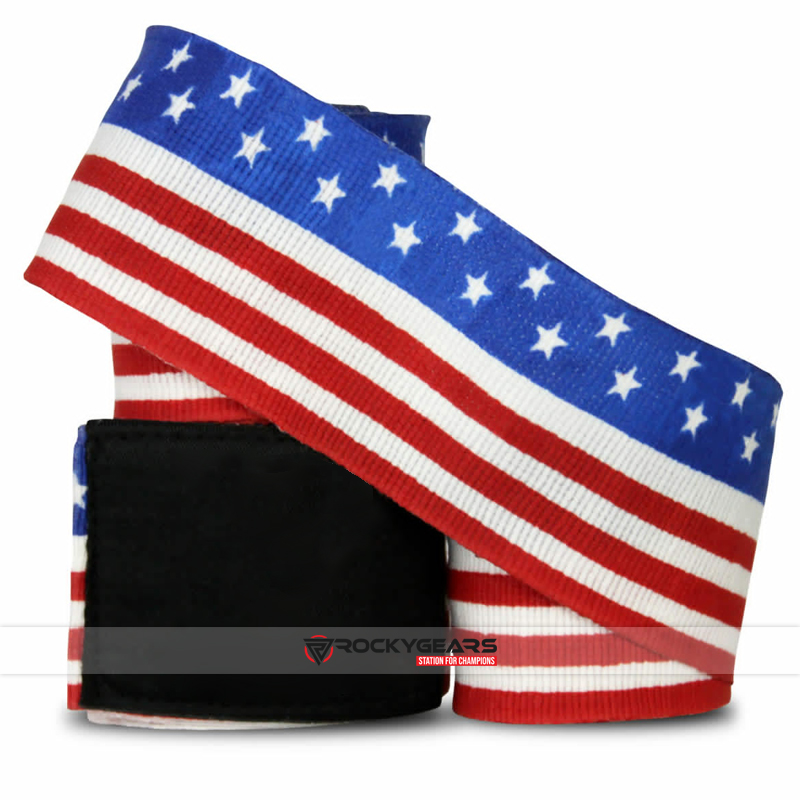 USA Flag Hand Wraps Boxing Martial Arts Equipment