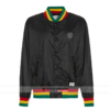 Black varsity jacket