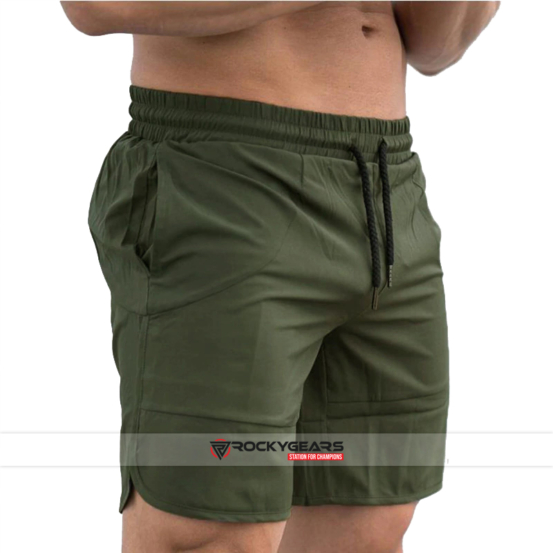 Army Green Athletic Shorts