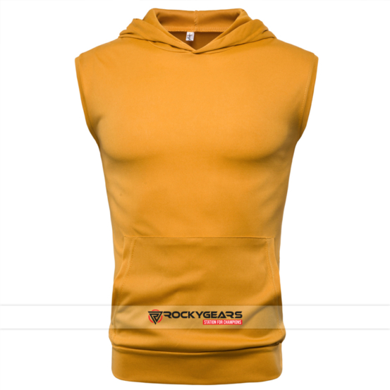 yellow gym hoody