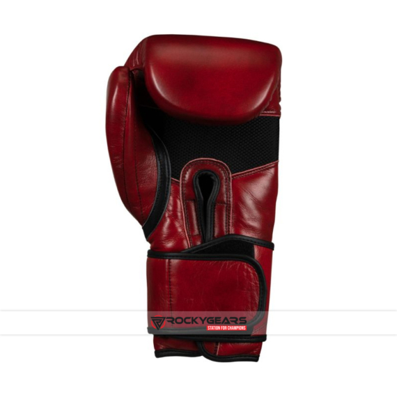 Red Blood Leather Training Gloves | #1 Custom Gym Equipment