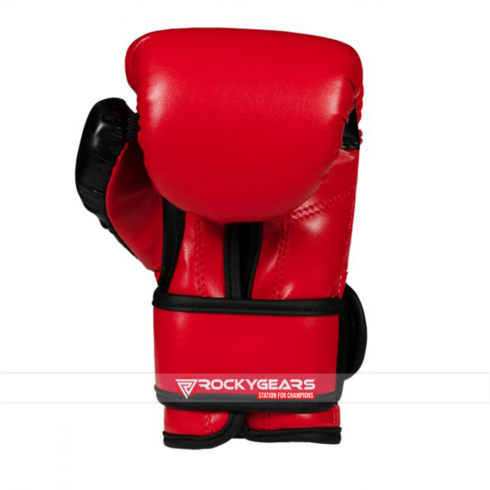 Custom Red and Black Boxing Gloves