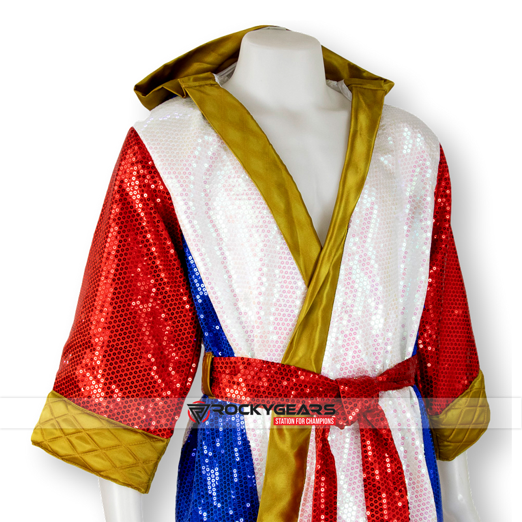 Customized Colorful Boxing Robe | RockyGears | FREE SHIPPING