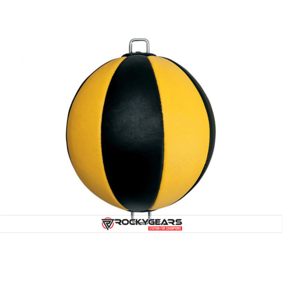 Yellow and Black double end speed bag