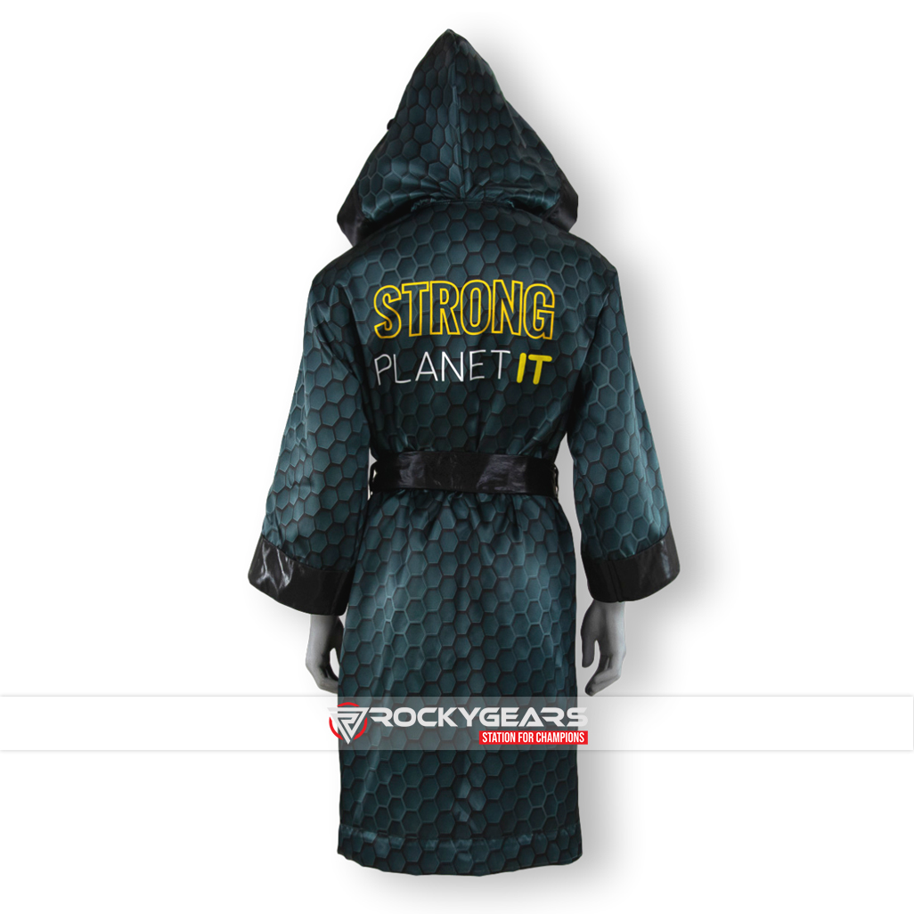 Custom Luxury Boxing Robe, RockyGears