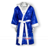 Blue White boxing robe