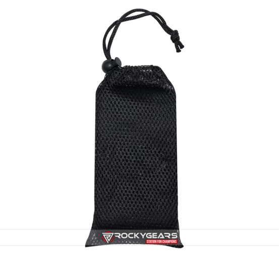 Black Hand wrap mesh bag